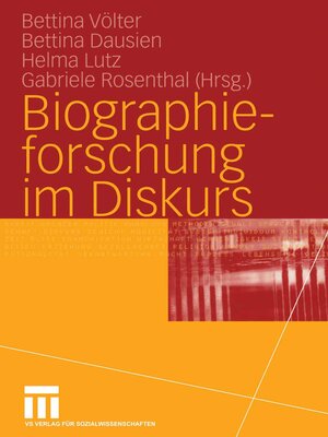 cover image of Biographieforschung im Diskurs